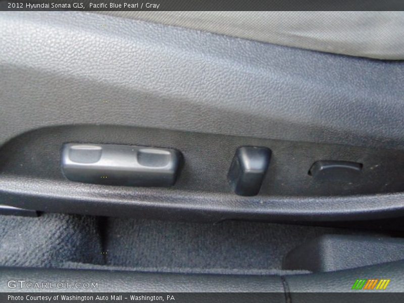 Pacific Blue Pearl / Gray 2012 Hyundai Sonata GLS