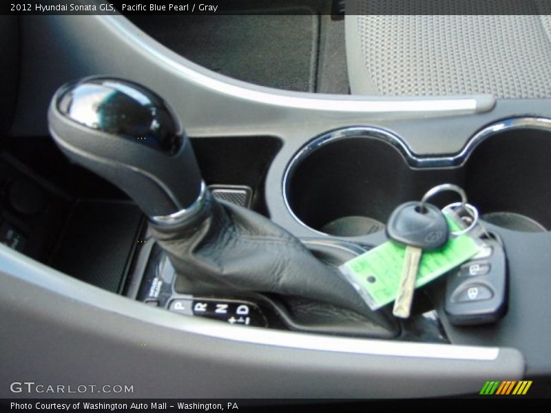 Pacific Blue Pearl / Gray 2012 Hyundai Sonata GLS