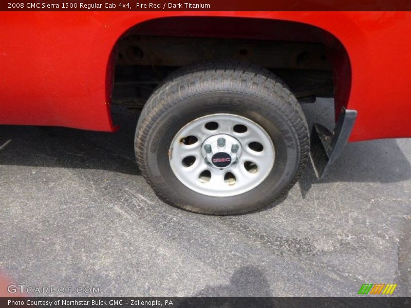 Fire Red / Dark Titanium 2008 GMC Sierra 1500 Regular Cab 4x4