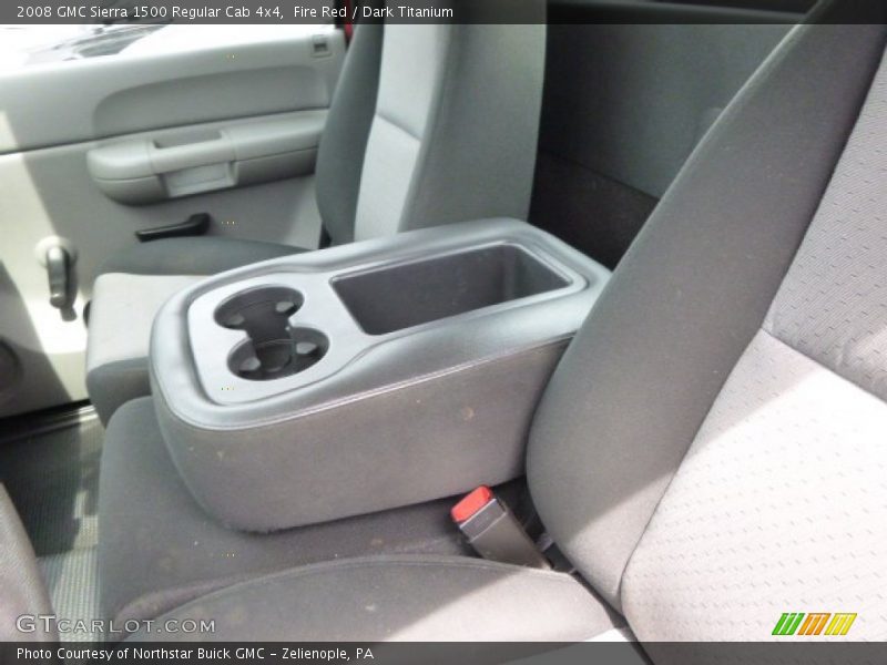 Fire Red / Dark Titanium 2008 GMC Sierra 1500 Regular Cab 4x4