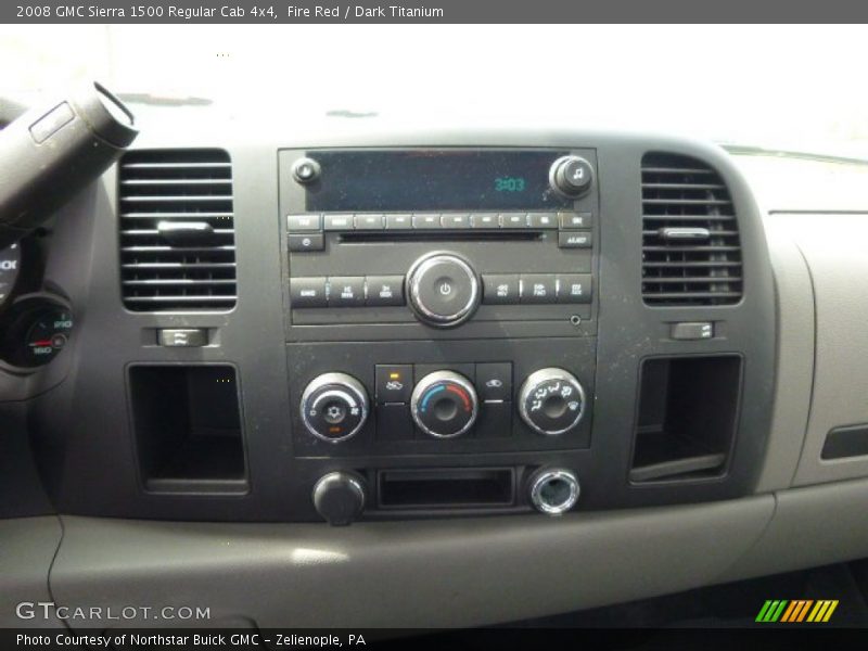 Fire Red / Dark Titanium 2008 GMC Sierra 1500 Regular Cab 4x4