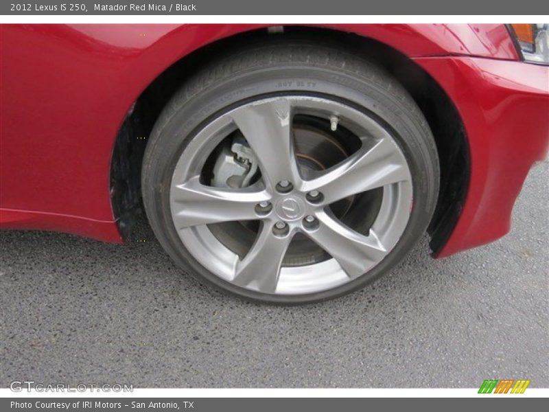 Matador Red Mica / Black 2012 Lexus IS 250