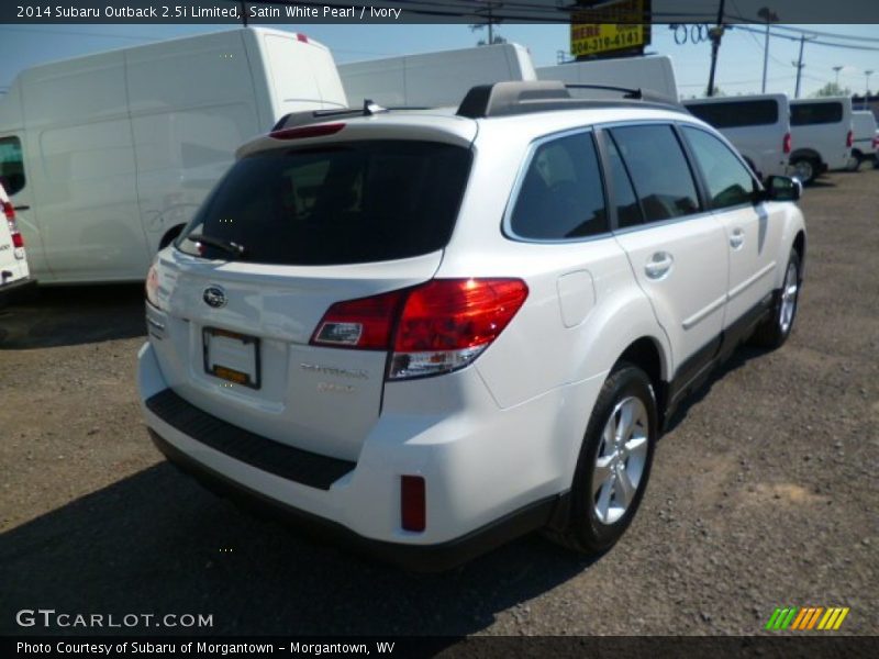 Satin White Pearl / Ivory 2014 Subaru Outback 2.5i Limited