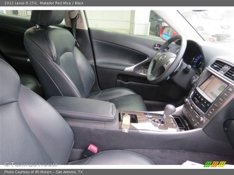 Matador Red Mica / Black 2012 Lexus IS 250