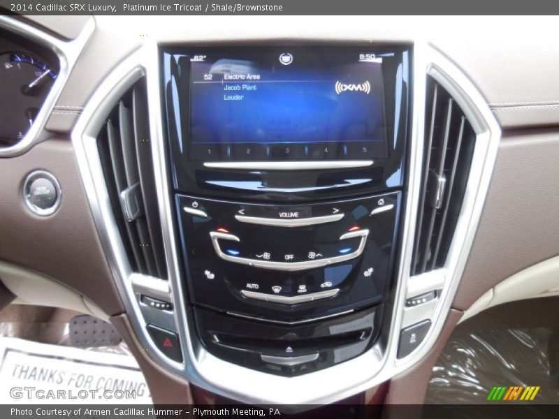 Platinum Ice Tricoat / Shale/Brownstone 2014 Cadillac SRX Luxury