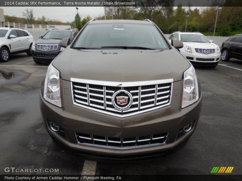 Terra Mocha Metallic / Shale/Brownstone 2014 Cadillac SRX Performance