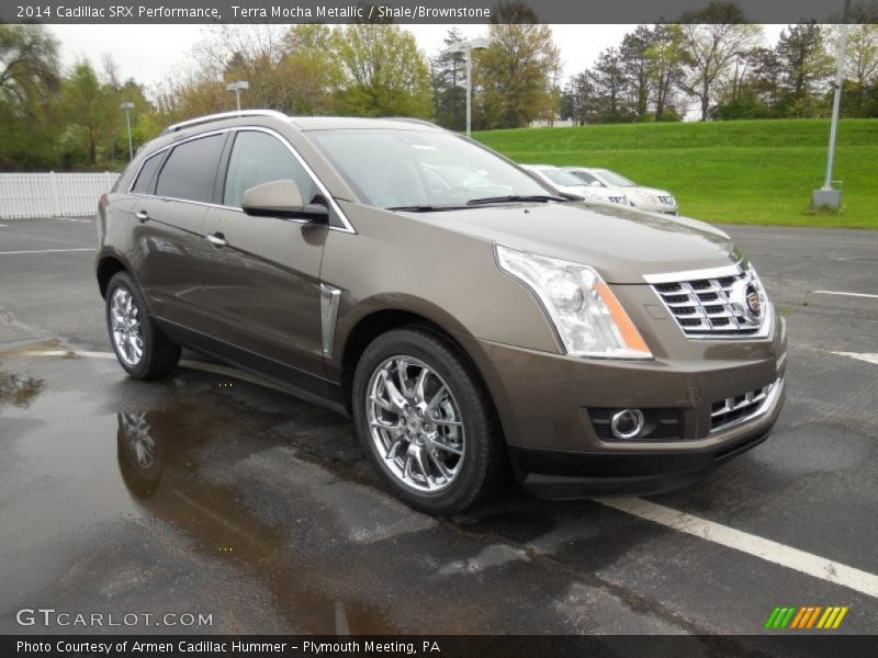 Terra Mocha Metallic / Shale/Brownstone 2014 Cadillac SRX Performance