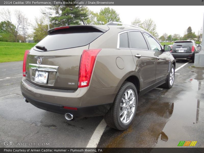 Terra Mocha Metallic / Shale/Brownstone 2014 Cadillac SRX Performance