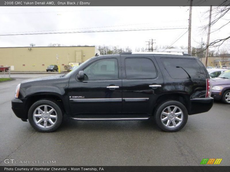 Onyx Black / Ebony 2008 GMC Yukon Denali AWD
