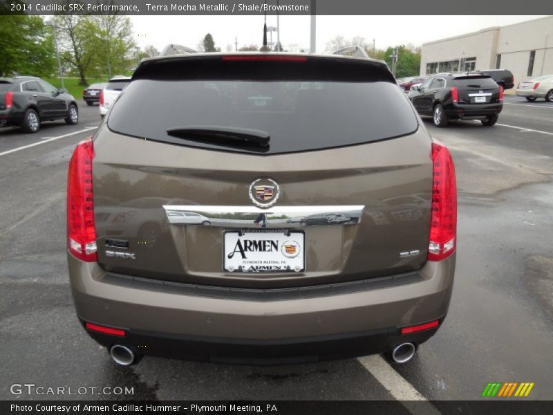 Terra Mocha Metallic / Shale/Brownstone 2014 Cadillac SRX Performance