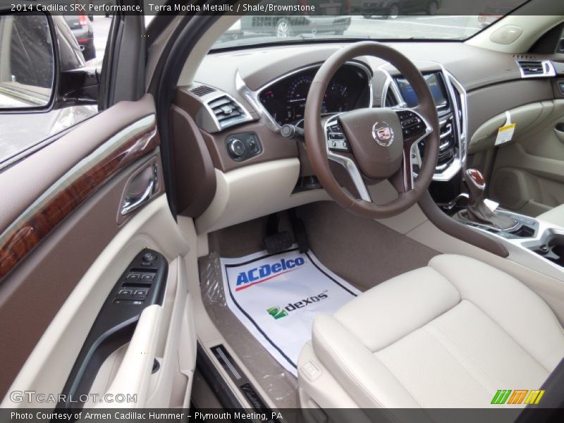 Terra Mocha Metallic / Shale/Brownstone 2014 Cadillac SRX Performance