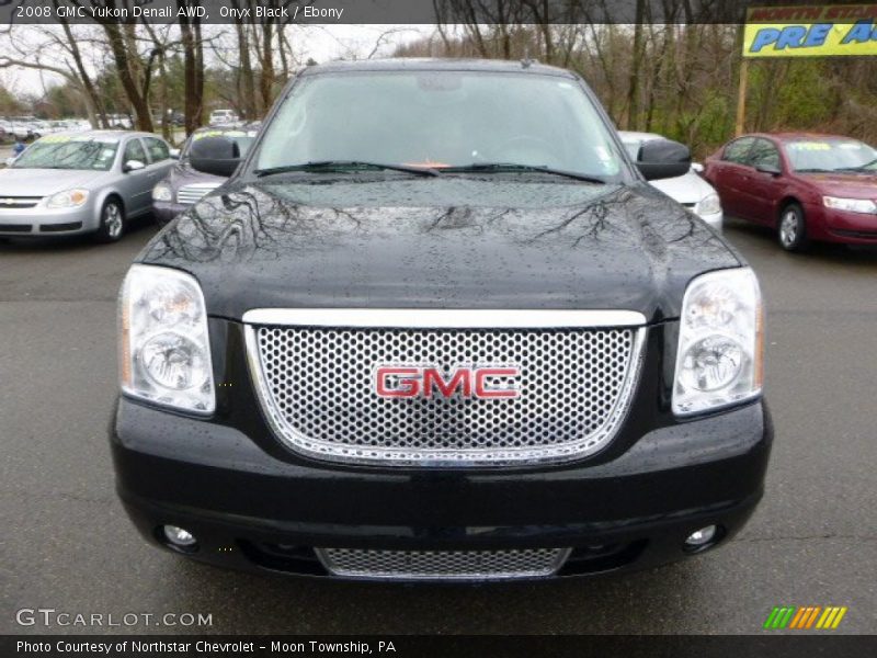 Onyx Black / Ebony 2008 GMC Yukon Denali AWD