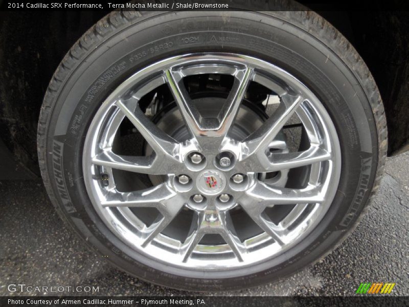 Terra Mocha Metallic / Shale/Brownstone 2014 Cadillac SRX Performance