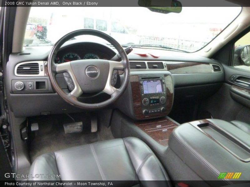 Onyx Black / Ebony 2008 GMC Yukon Denali AWD