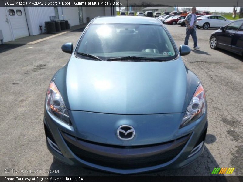 Gunmetal Blue Mica / Black 2011 Mazda MAZDA3 s Sport 4 Door