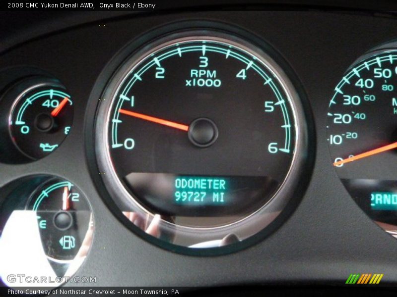 Onyx Black / Ebony 2008 GMC Yukon Denali AWD