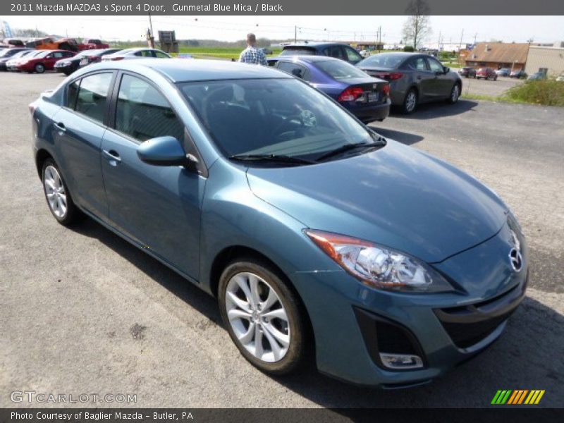 Gunmetal Blue Mica / Black 2011 Mazda MAZDA3 s Sport 4 Door