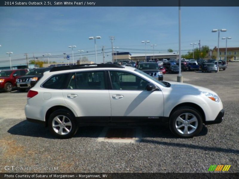 Satin White Pearl / Ivory 2014 Subaru Outback 2.5i