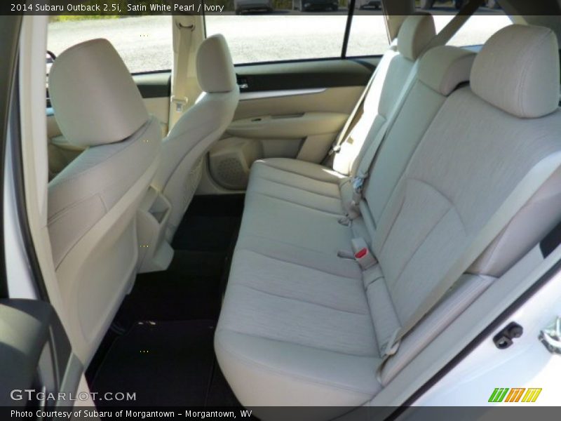 Satin White Pearl / Ivory 2014 Subaru Outback 2.5i