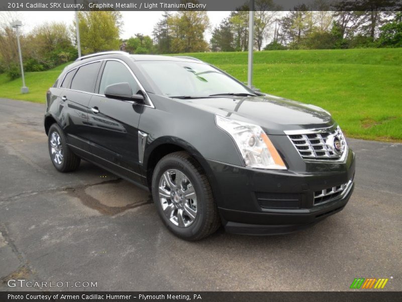 Graphite Metallic / Light Titanium/Ebony 2014 Cadillac SRX Luxury