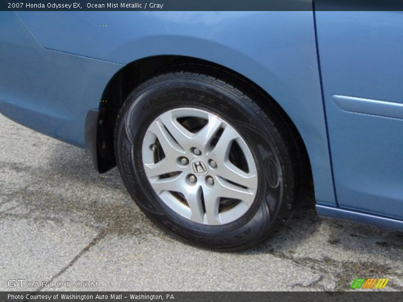 Ocean Mist Metallic / Gray 2007 Honda Odyssey EX
