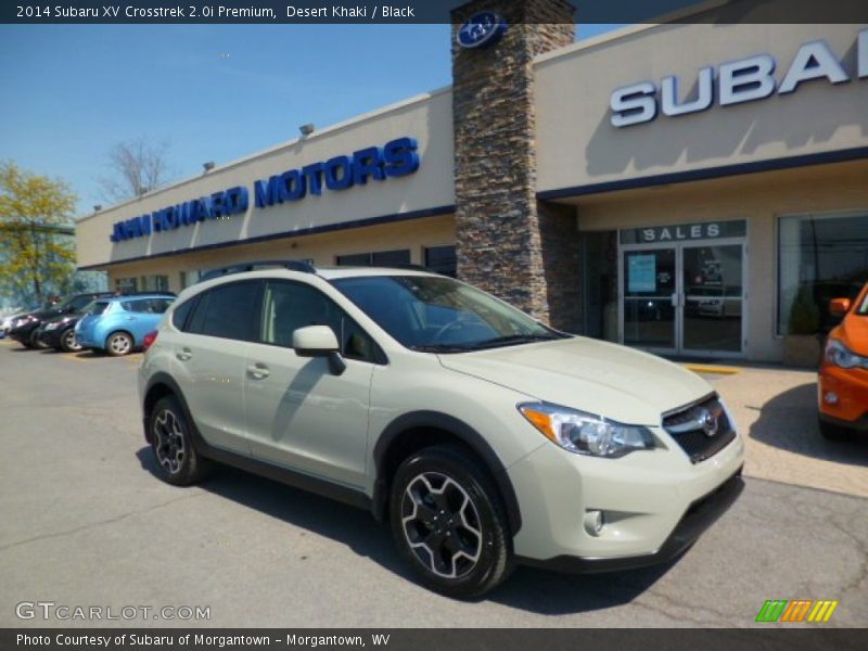 Desert Khaki / Black 2014 Subaru XV Crosstrek 2.0i Premium