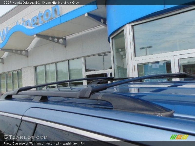 Ocean Mist Metallic / Gray 2007 Honda Odyssey EX