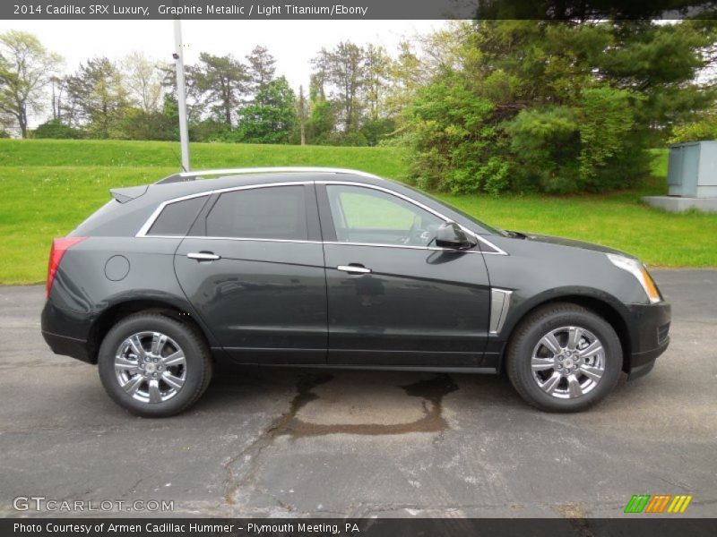 Graphite Metallic / Light Titanium/Ebony 2014 Cadillac SRX Luxury