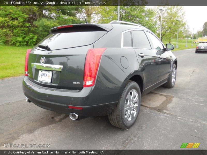 Graphite Metallic / Light Titanium/Ebony 2014 Cadillac SRX Luxury