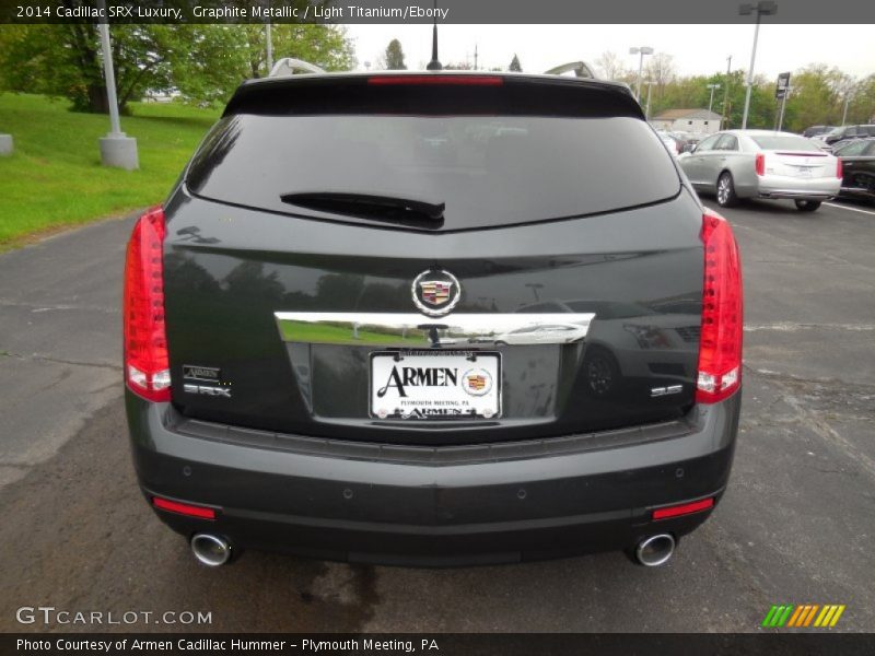 Graphite Metallic / Light Titanium/Ebony 2014 Cadillac SRX Luxury
