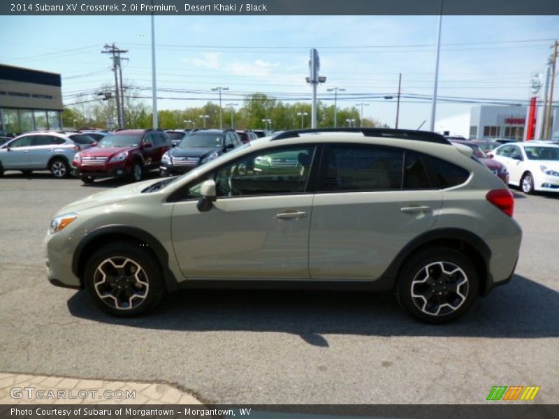 Desert Khaki / Black 2014 Subaru XV Crosstrek 2.0i Premium