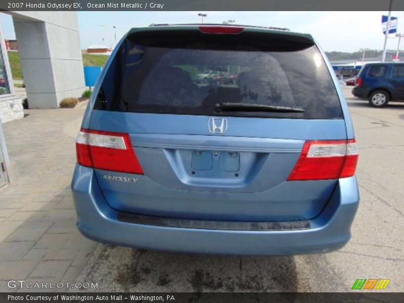 Ocean Mist Metallic / Gray 2007 Honda Odyssey EX