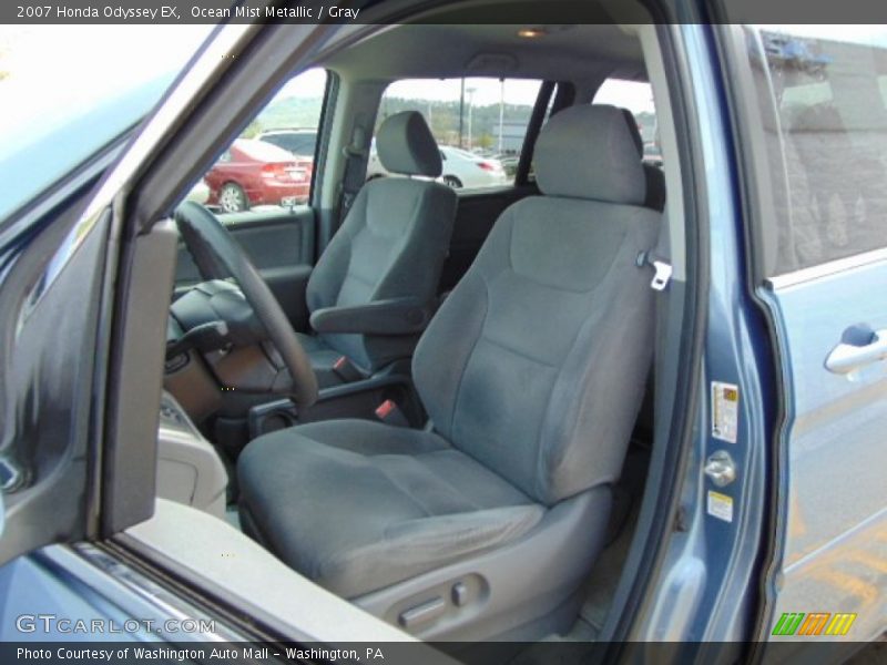Ocean Mist Metallic / Gray 2007 Honda Odyssey EX