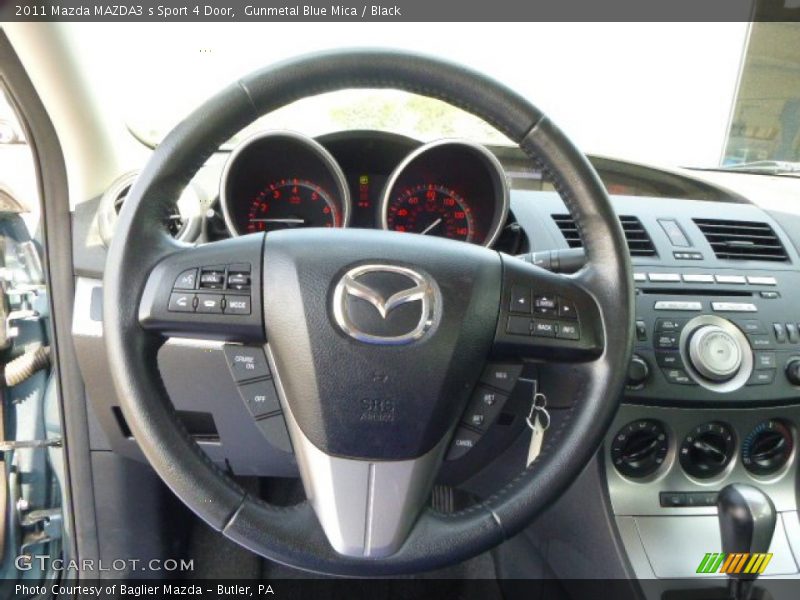 Gunmetal Blue Mica / Black 2011 Mazda MAZDA3 s Sport 4 Door