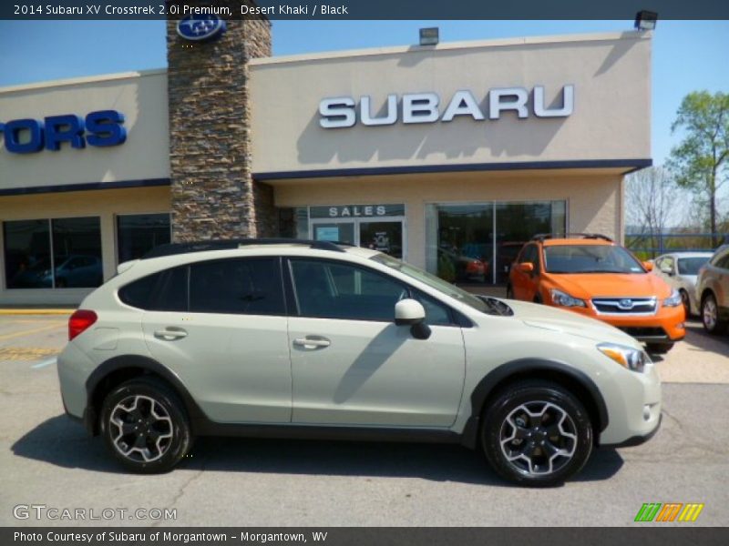 Desert Khaki / Black 2014 Subaru XV Crosstrek 2.0i Premium
