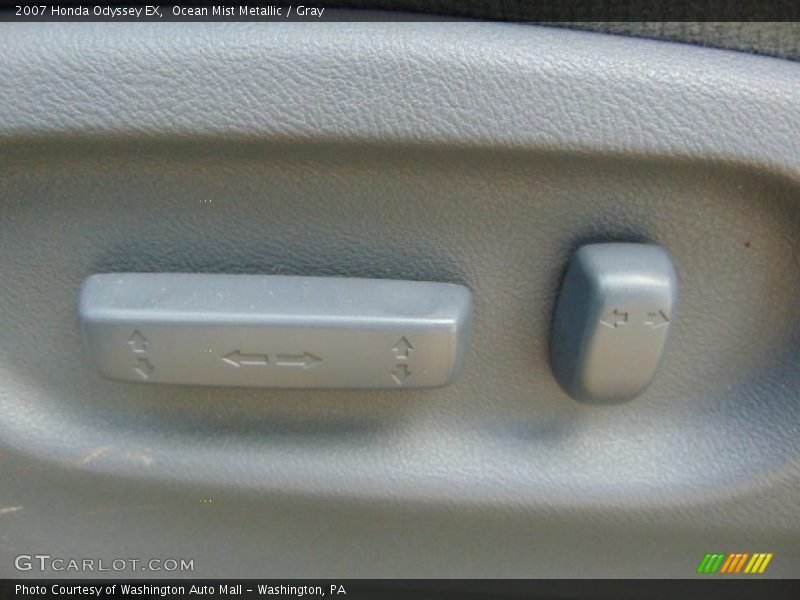 Ocean Mist Metallic / Gray 2007 Honda Odyssey EX
