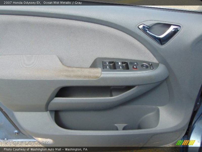 Ocean Mist Metallic / Gray 2007 Honda Odyssey EX