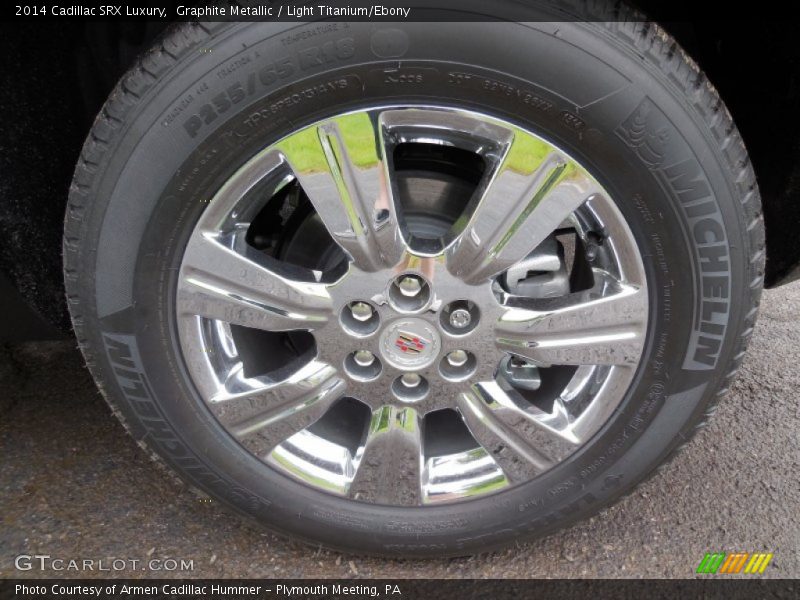 Graphite Metallic / Light Titanium/Ebony 2014 Cadillac SRX Luxury