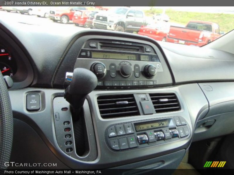 Ocean Mist Metallic / Gray 2007 Honda Odyssey EX