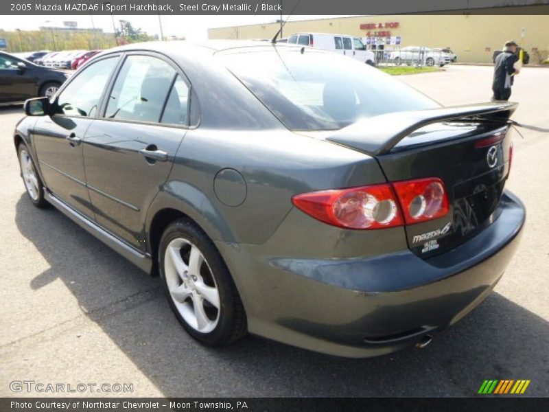 Steel Gray Metallic / Black 2005 Mazda MAZDA6 i Sport Hatchback