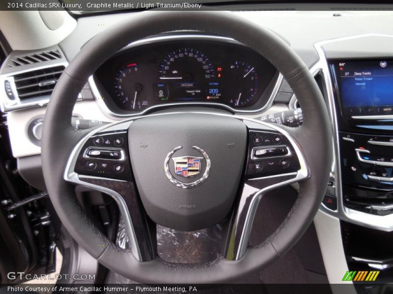 Graphite Metallic / Light Titanium/Ebony 2014 Cadillac SRX Luxury