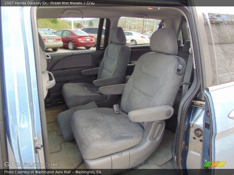 Ocean Mist Metallic / Gray 2007 Honda Odyssey EX