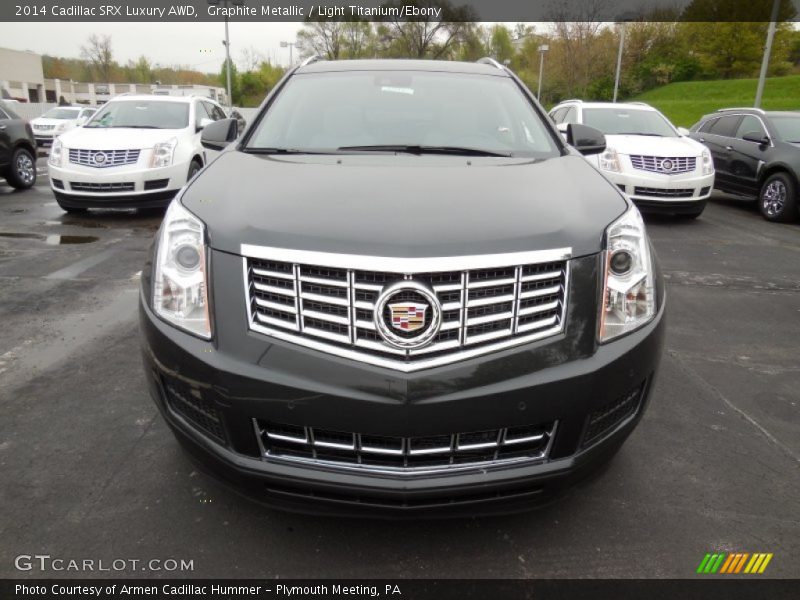 Graphite Metallic / Light Titanium/Ebony 2014 Cadillac SRX Luxury AWD