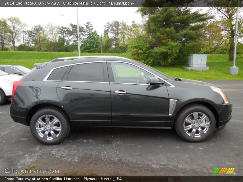 Graphite Metallic / Light Titanium/Ebony 2014 Cadillac SRX Luxury AWD
