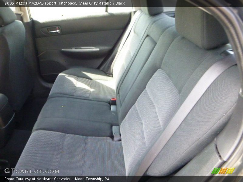 Steel Gray Metallic / Black 2005 Mazda MAZDA6 i Sport Hatchback