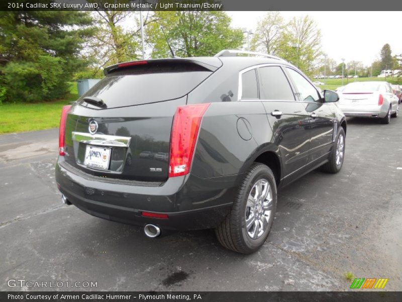Graphite Metallic / Light Titanium/Ebony 2014 Cadillac SRX Luxury AWD