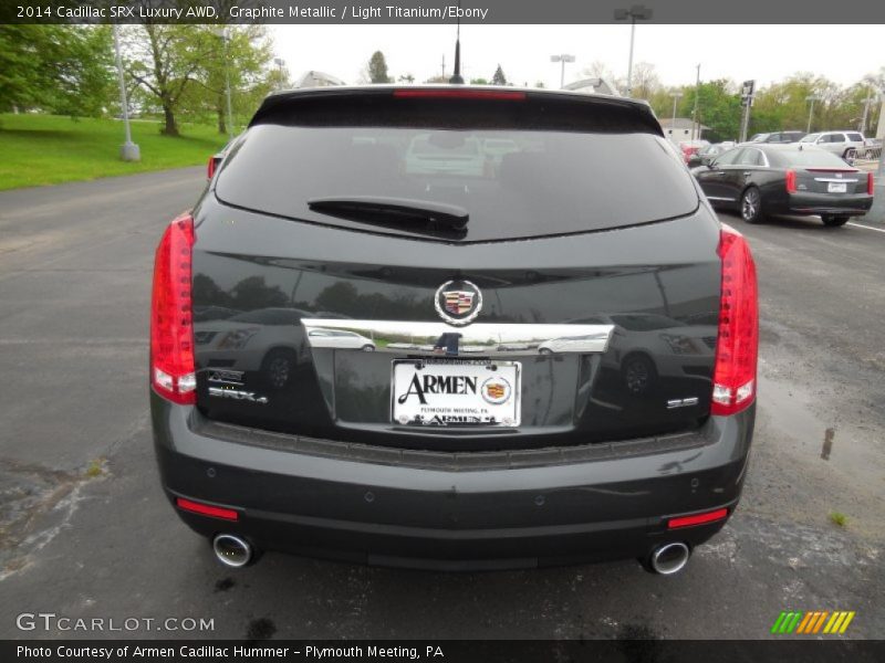 Graphite Metallic / Light Titanium/Ebony 2014 Cadillac SRX Luxury AWD