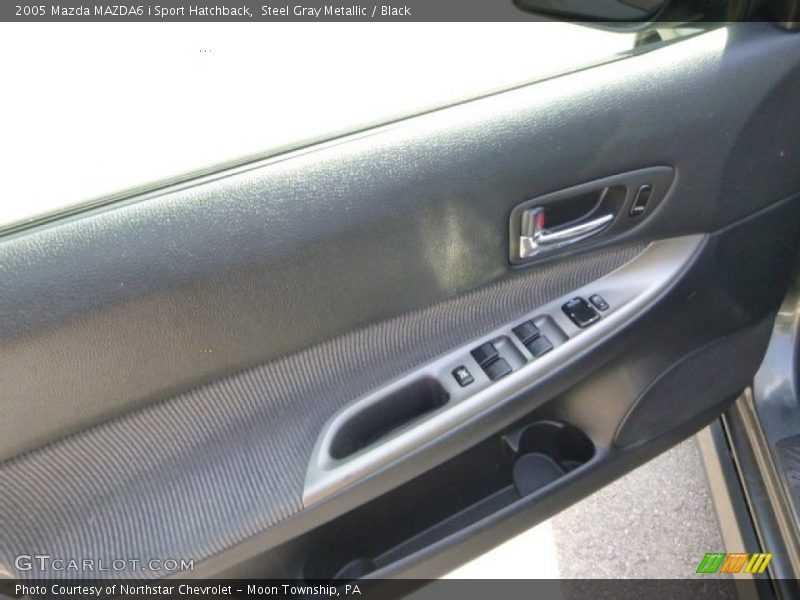 Steel Gray Metallic / Black 2005 Mazda MAZDA6 i Sport Hatchback