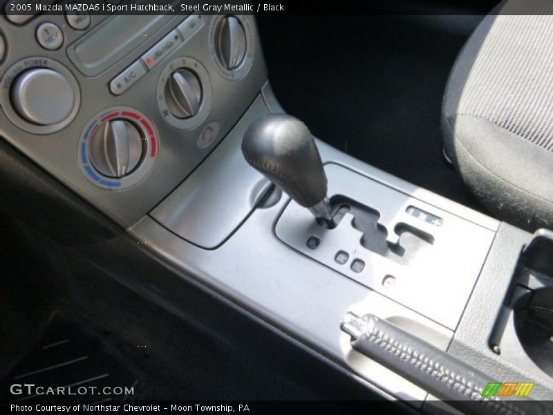 Steel Gray Metallic / Black 2005 Mazda MAZDA6 i Sport Hatchback