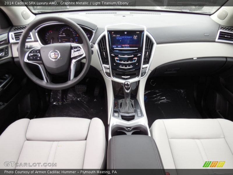 Graphite Metallic / Light Titanium/Ebony 2014 Cadillac SRX Luxury AWD